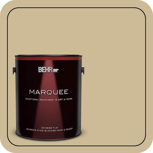 BEHR MARQUEE 1 gal. #MQ2-22 Hayloft Flat Exterior Paint & Primer