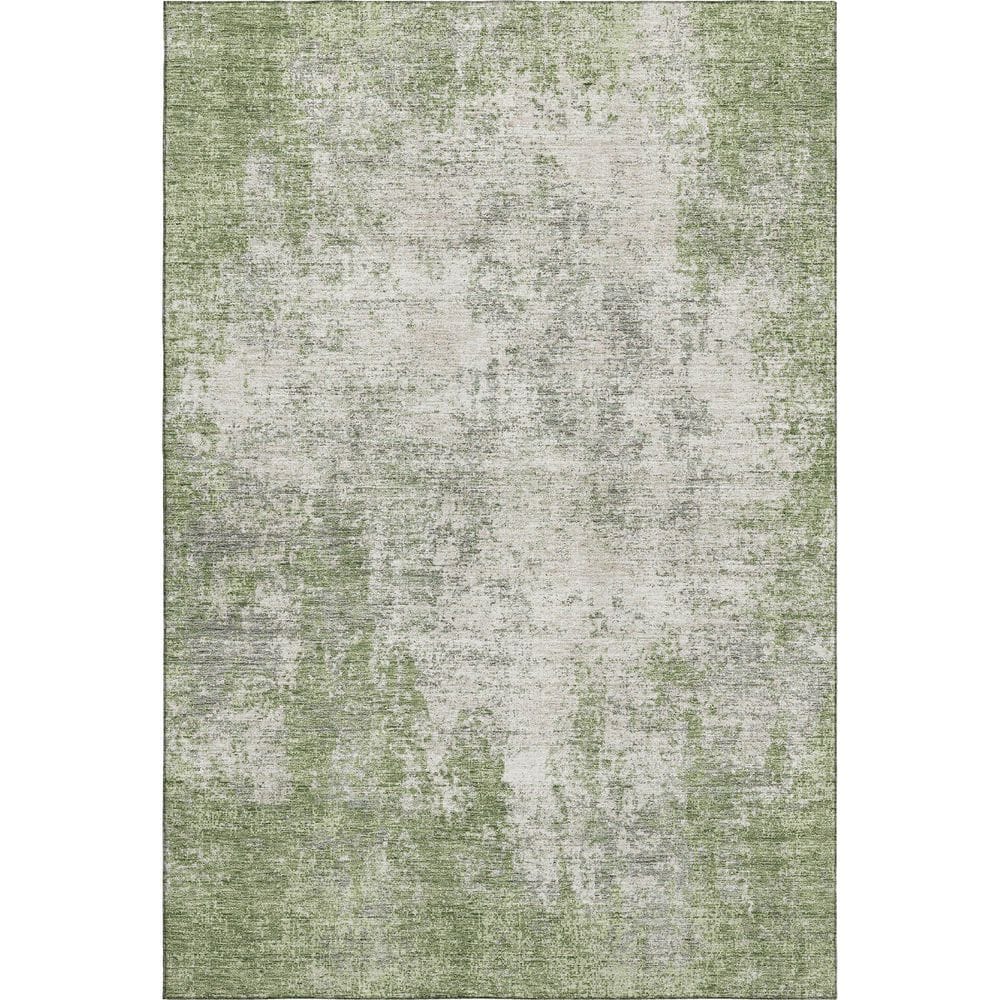 Mayfield Premium Machine Washable Abstract AMF940 Green 8 ft. x 10 ft. Area Rug price history on PriceWatchPro