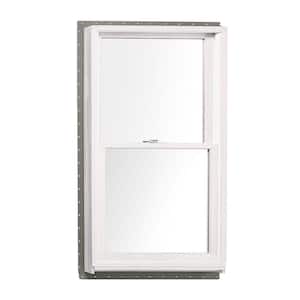 29.625 in. x 56.875 in. 400 Series Double Hung White Interior Wood Insulated Windows