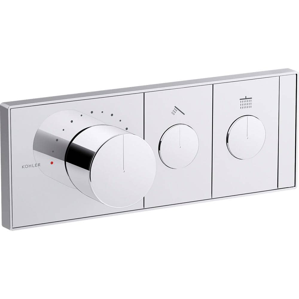 KOHLER Anthem 2-Outlet Thermostatic Valve Control Panel with