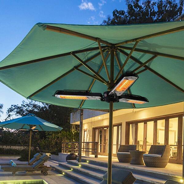 beige patio umbrellas weaxty 14-ft Steel Beige No-tilt Market Patio Umbrella with Base in the Patio  Umbrellas department at Lowes.com