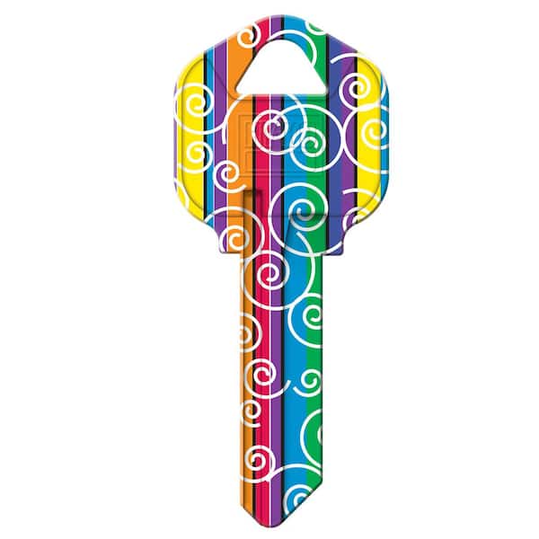 KW1-21 Keyblank - Swirls