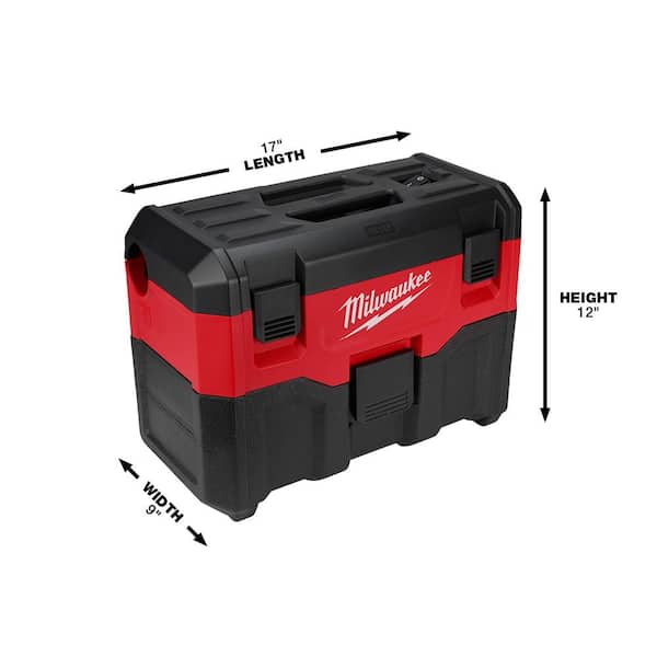 Tool-Only Lithium-Ion Cordless Wet//Dry Powerful Vacuum M18 18-Volt 2 Gal