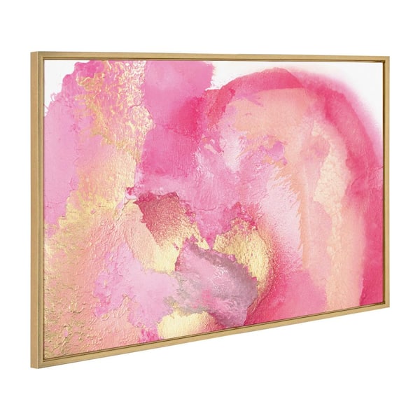 Kate and Laurel x by Positives Art Golden 23.00 1-Piece - Depot Abstract in. 222567 Hour\