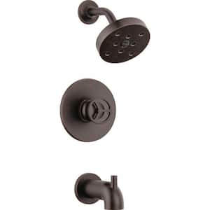Delta Woodhurst 1-Handle Wall Mount Tub and Shower Trim Kit in Venetian ...