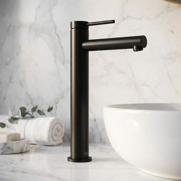 VIGO Jewel 11 in. Single Hole Single Handle Vessel Sink Faucet in
