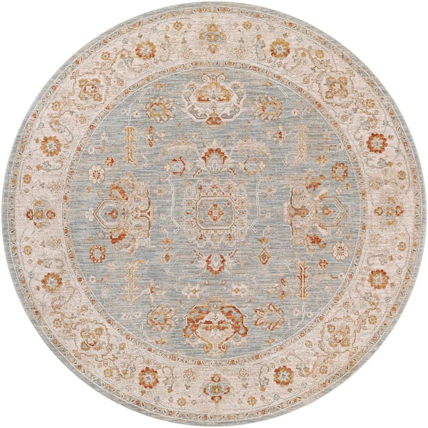 Artistic Weavers Katara Denim 8 ft. Round Indoor Area Rug