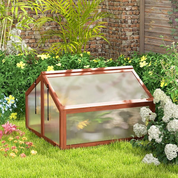 Costway 31.3 in. x 35.4 in. x 23.0 in. Wooden Red-brown Costway 31.3 in. x 35.4 in. x 23.0 in. Wooden Red-brown