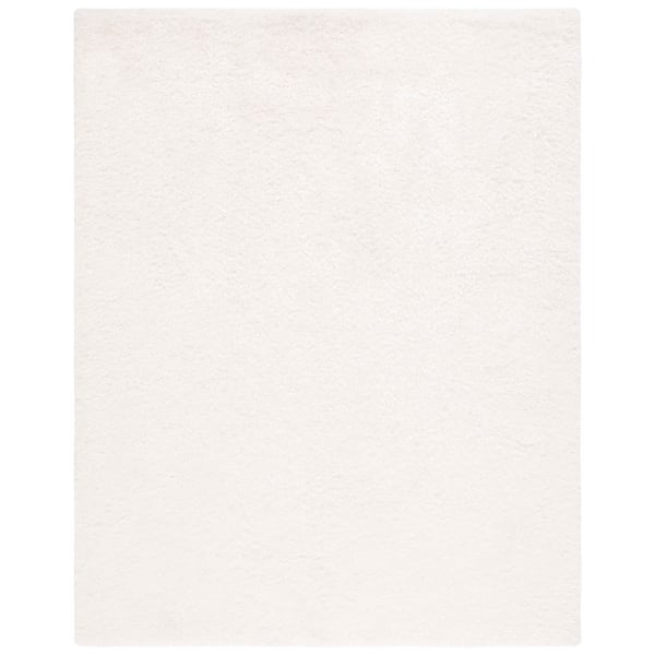 Luxe 10 ft. x 14 ft. Ivory Solid Color Area Rug
