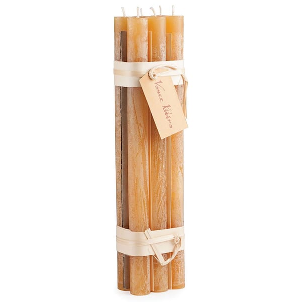 Vance Kitira 12 in. Brown Sugar Timber Taper - Set of 6