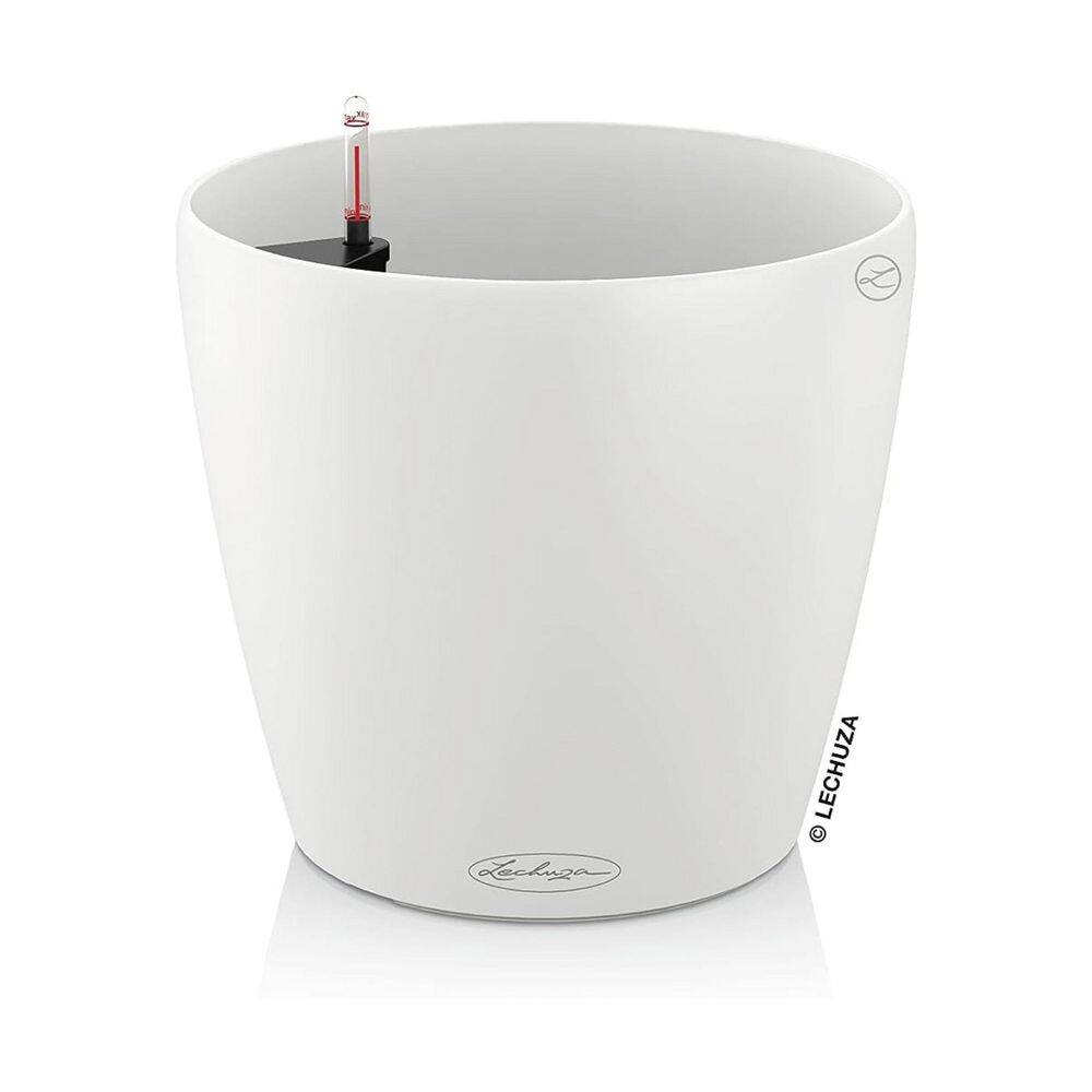 CLASSICO Color 43 Self-Watering Round Planter, White, Matte Finish, 33L Capacity price history on PriceWatchPro