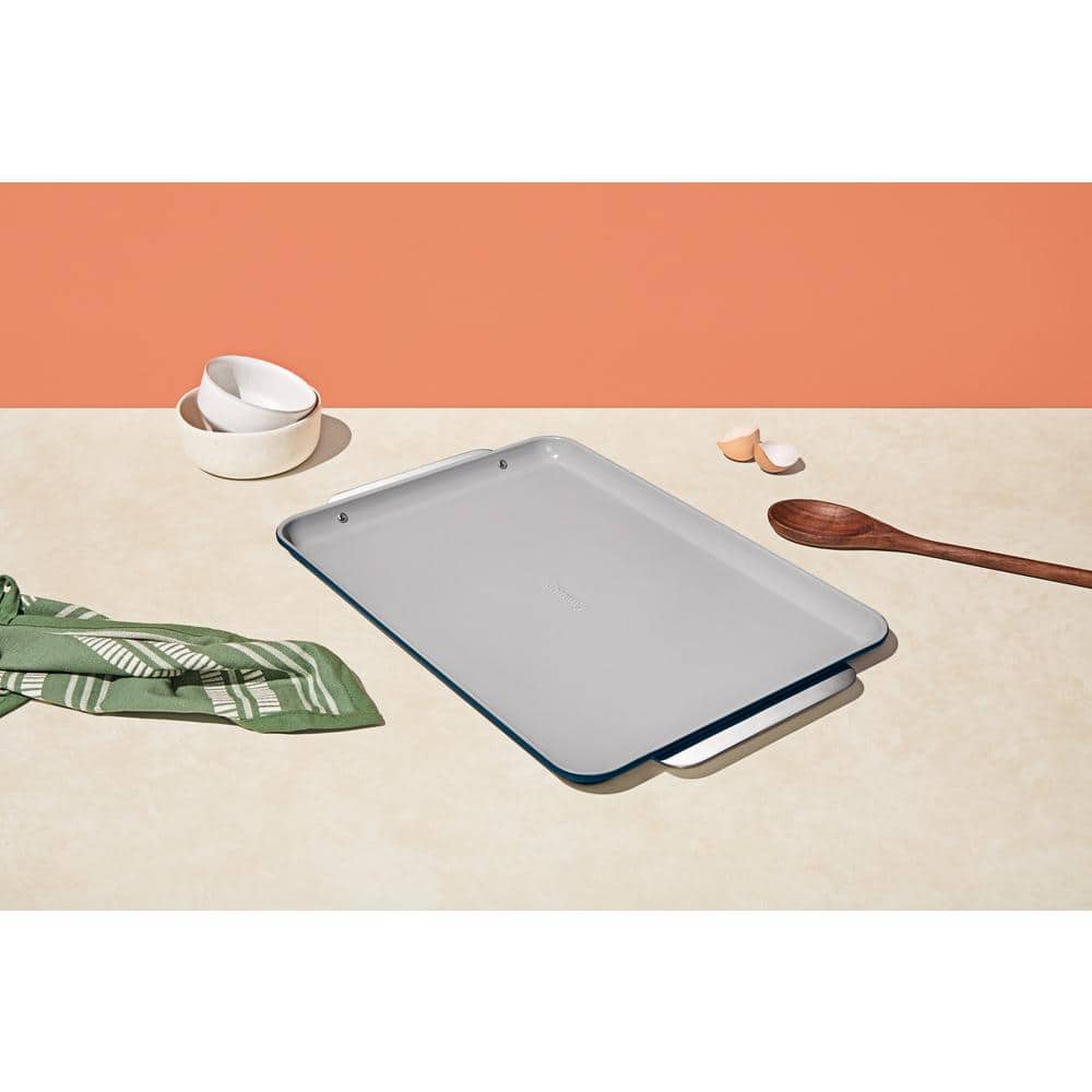 Navy Non-Stick Aluminum Large Baking Sheet