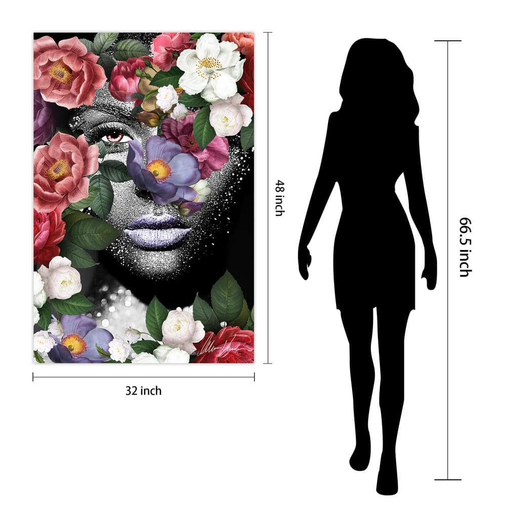 Earth Goddess Multi-Color Tempered Glass Panel Art Print Set