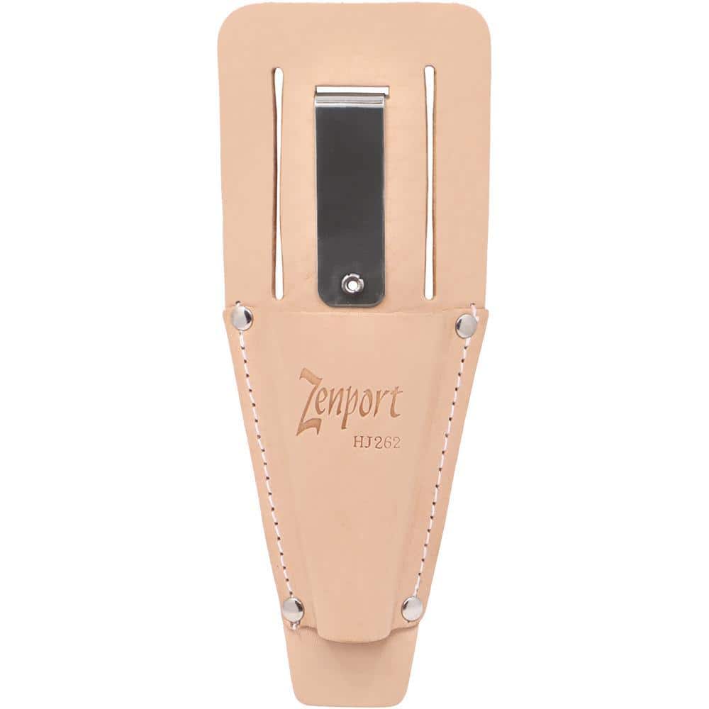 ZENPORT Leather Pruner Sheath with Belt Loop & Metal Clip, Box of