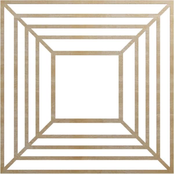 Ekena Millwork 0.375 in. x 38 in. x 38 in. Wood Medallion Moulding