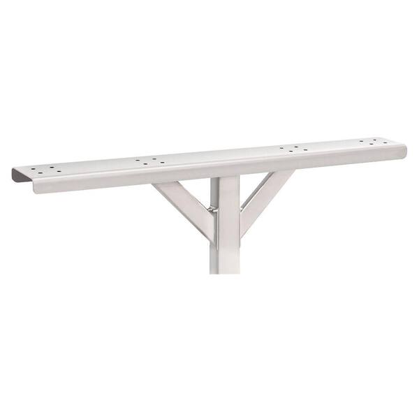 Salsbury Industries 4-Wide Spreader with 2 Supporting Arms for Roadside Mailboxes, White