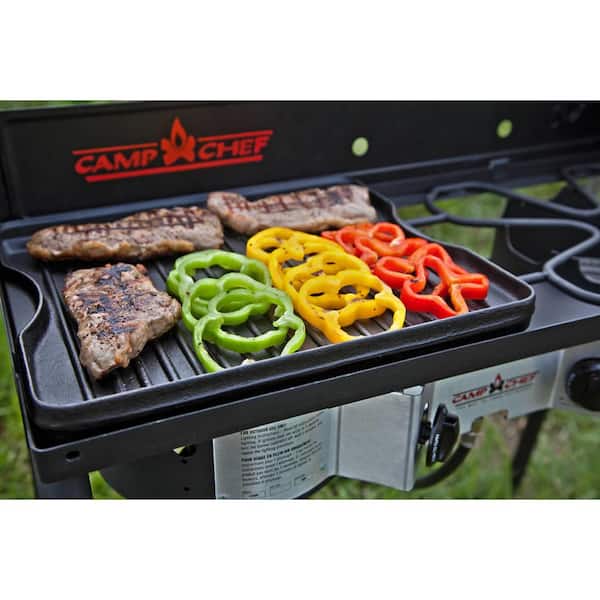 Camp Chef 14 in. x 16 in. Reversible Cast Iron Grill/Griddle
