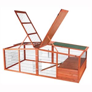 TRIXIE - 7.9 ft. x 3.8 ft. x 2.6 ft. Extra-Large Outdoor Enclosure with Mesh Cover Run