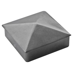 4 in. x 4 in. Powder Coated Aluminum Pyramid Post Cap