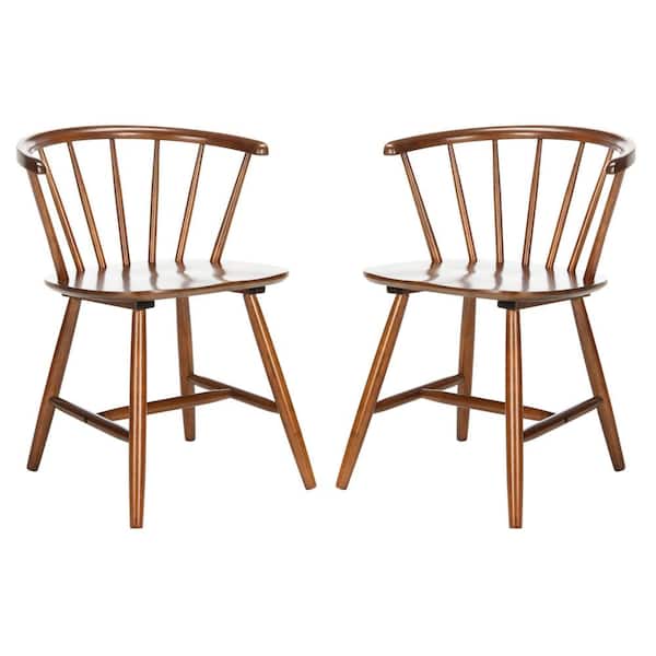 SAFAVIEH Ceres Wood 17.12 in. Wood Dining Chair (Set of 2)