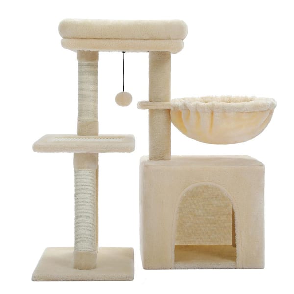 cenadinz Medium Cat 28.5 in. Tall Kitten Cat Tower