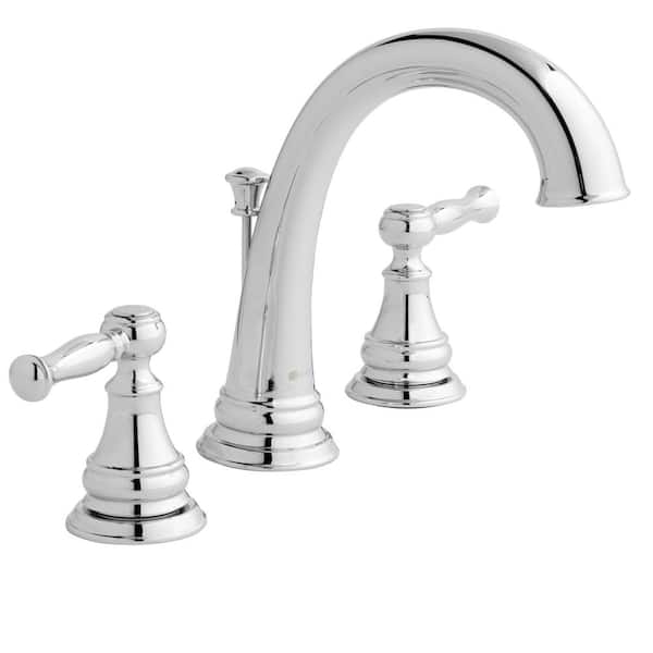 Glacier Bay Fairway 8 in. Widespread Double-Handle High-Arc Bathroom Faucet in Polished Chrome