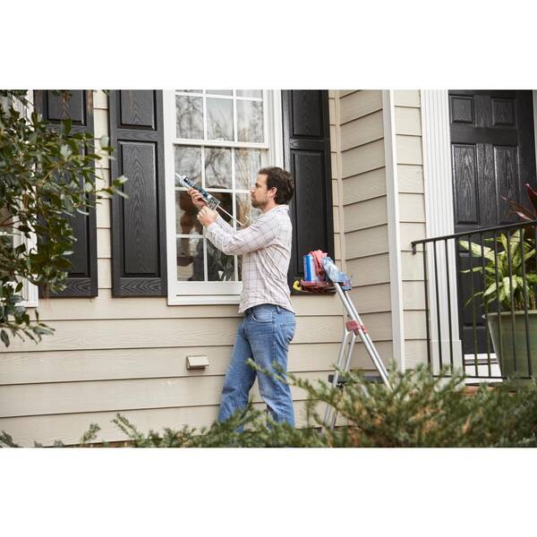 GE Supreme Silicone 2 10.1 oz. Black Window and Door Silicone