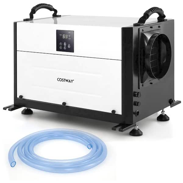 192 pt. 2,600 sq. ft. Crawl Space Dehumidifier Commercial Dehumidifier in White with 3-Modes and 24H Timer