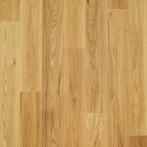 Take Home Sample - 5 in. x 7 in. Classic Deco Oak Waterproof Antimicrobial-Protected Laminate Wood Flooring
