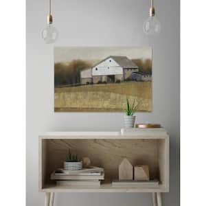 30 in. H x 45 in. W "White Barn View I" by Marmont Hill Canvas Wall Art
