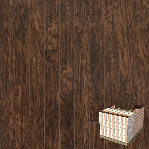 Pergo XP+ Edgeview Hickory 10 mm T x 5.2 in. W Waterproof Laminate Wood Flooring (926.1 sqft/pallet)