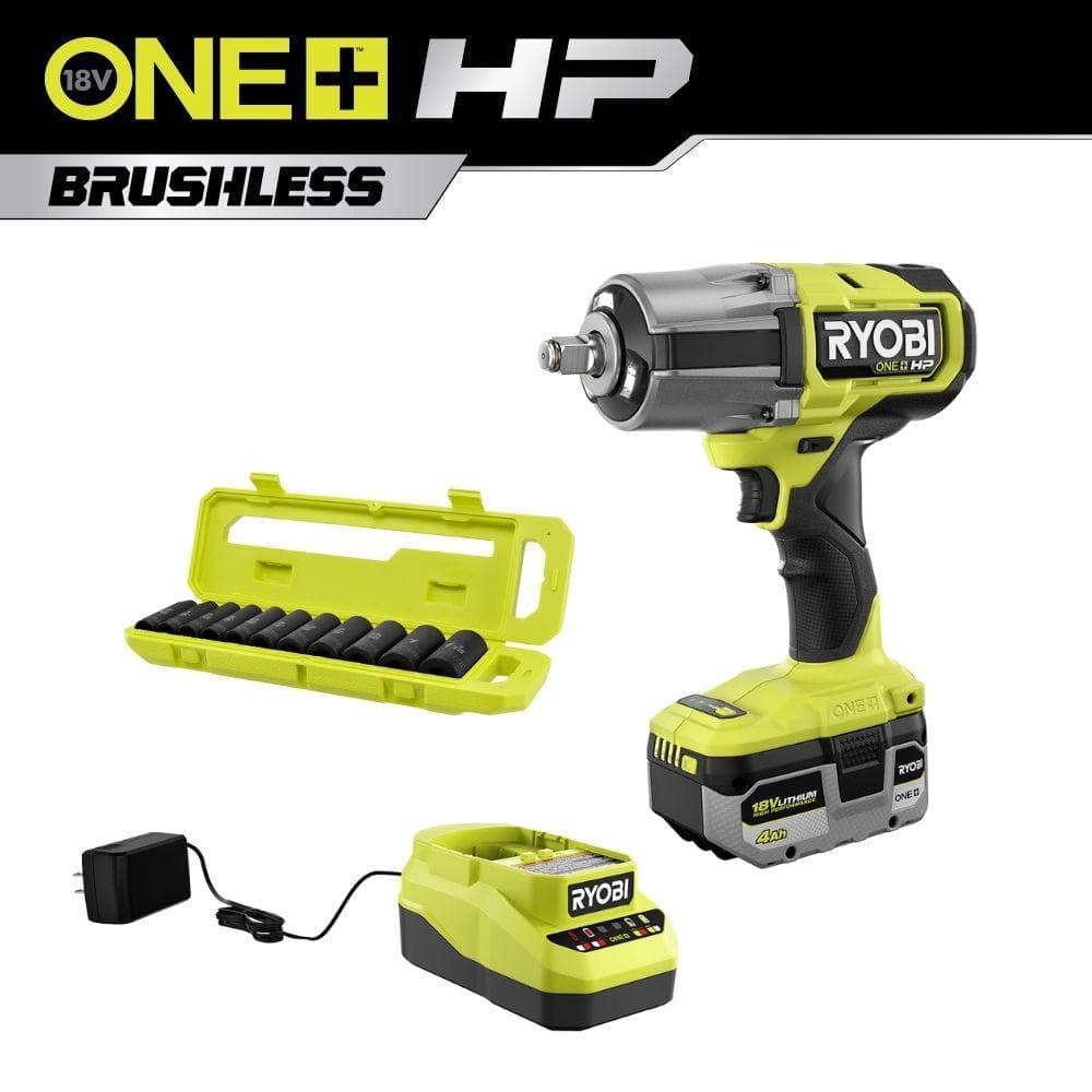 Ryobi impact deals wrench brushless