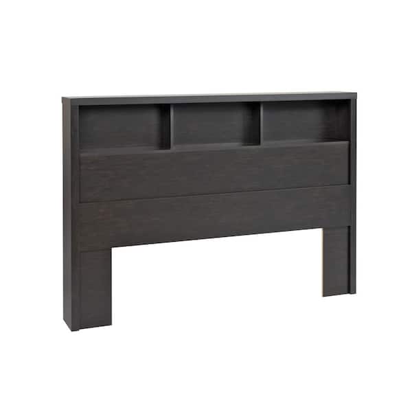 Prepac District Washed Black Double/Queen Headboard