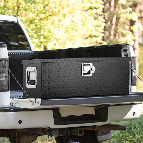 SKYSHALO Heavy Duty Aluminum Truck Bed Tool Box, Diamond