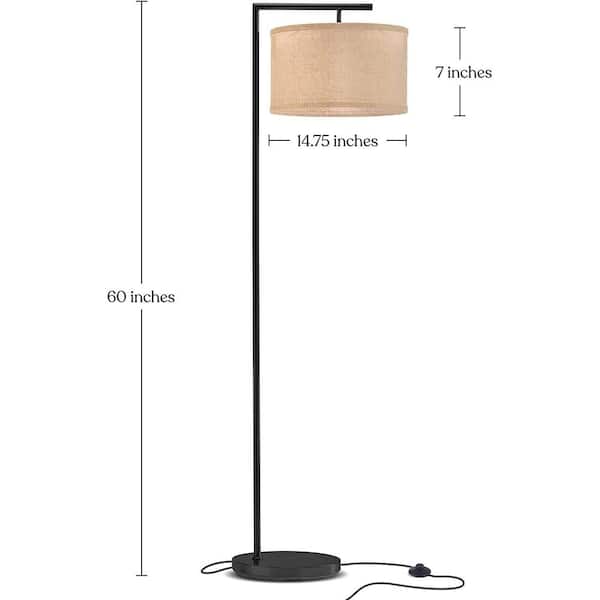Led Floor Lamp Montage Modern Classic Standing Light Reading Standing Silver 