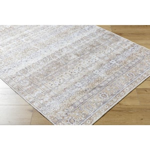 Amelie Brown Traditional 7 ft. x 9 ft. Indoor Area Rug