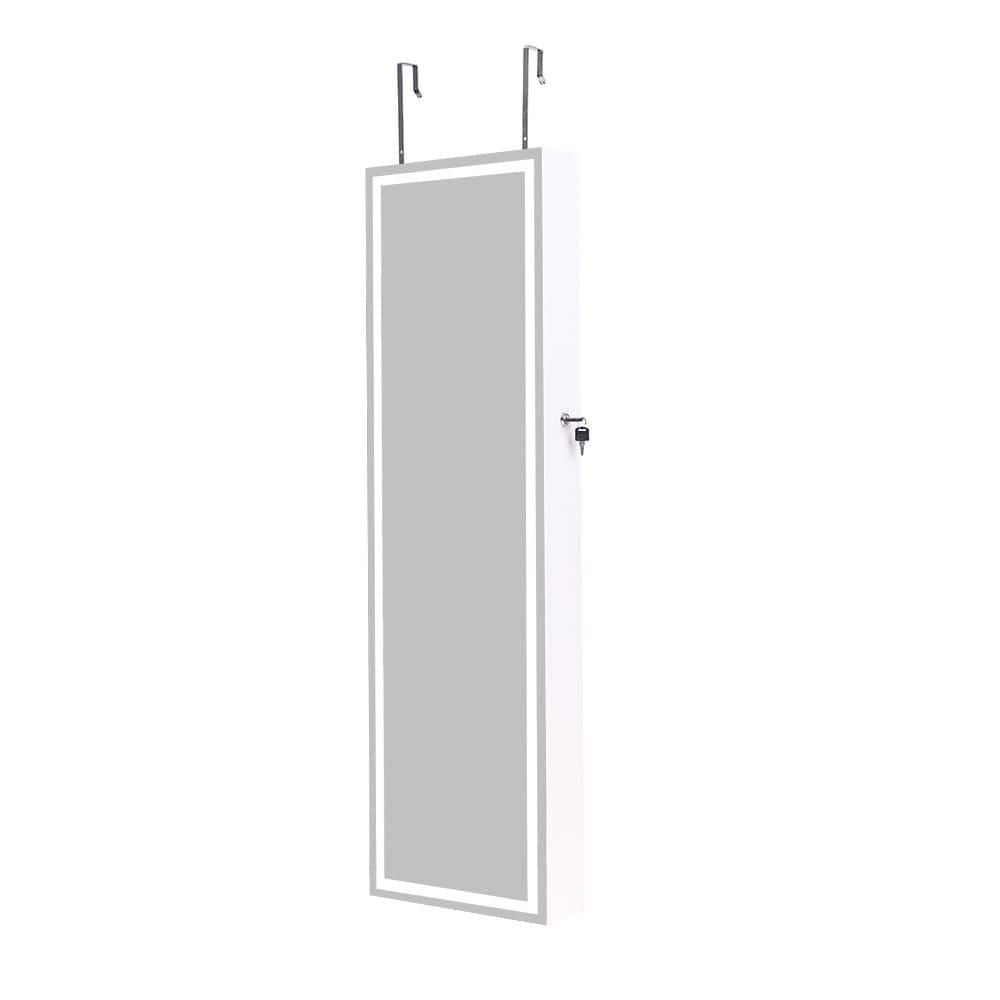 14.25 in. W x 43.3 in. H Rectangle Frameless Mirror Wall Mirror Wall Decor 