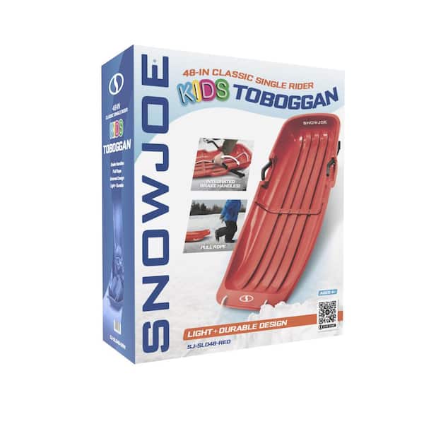 Reviews for Snow Joe Classic Toboggan 48 in. Snow Sled, Up To 2