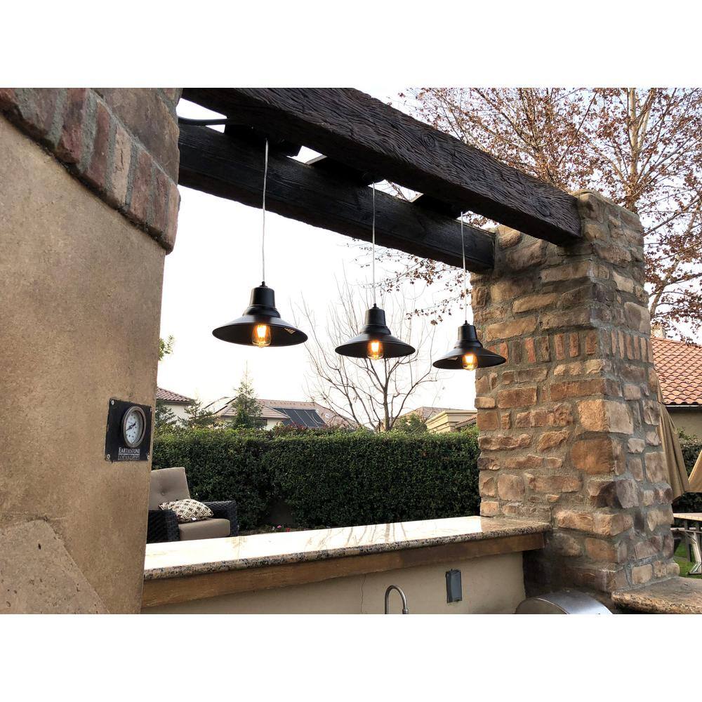 Medium Bronze Farmhouse Lantern Pendant Light