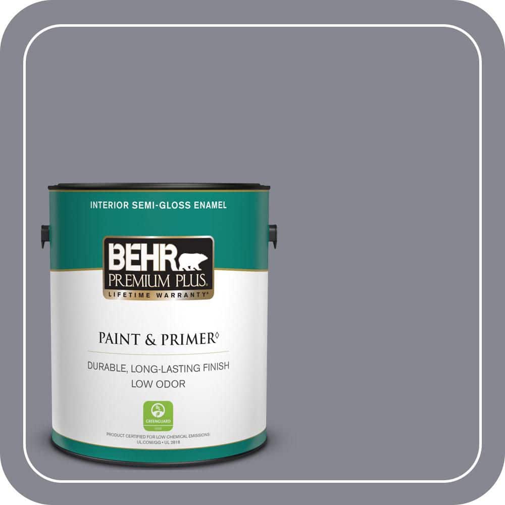 1 gal. #PPU16-15 Gray Heather Semi-Gloss Enamel Low Odor Interior Paint & Primer price history on PriceWatchPro