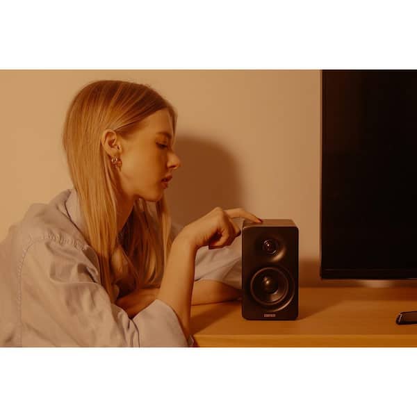 EDIFIER M60 66 Watt Wireless Speakers in Black 4007958 M60 Black