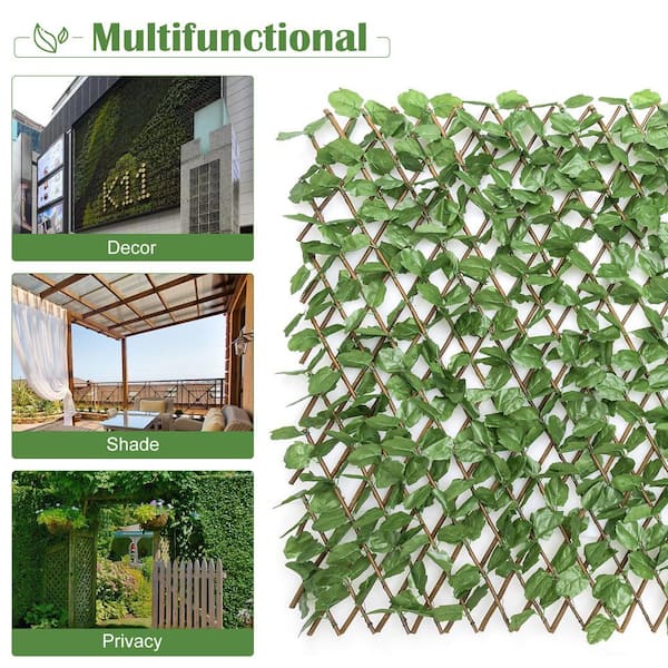 Ivy Fence Screen Artificial Decorative Leaves Outdoor Home Privacy Indoor 