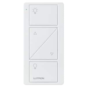 Pico Smart Remote (2-Button with Raise/Lower) for Caseta Smart Dimmer Switch, White (PJ2-2BRL-GWH-L01)