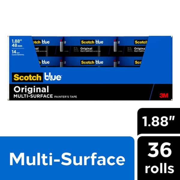 3M ScotchBlue 1.88 in. x 60 yds. Original Multi-Surface Painter's Tape (6-Pack) (Case of 6)