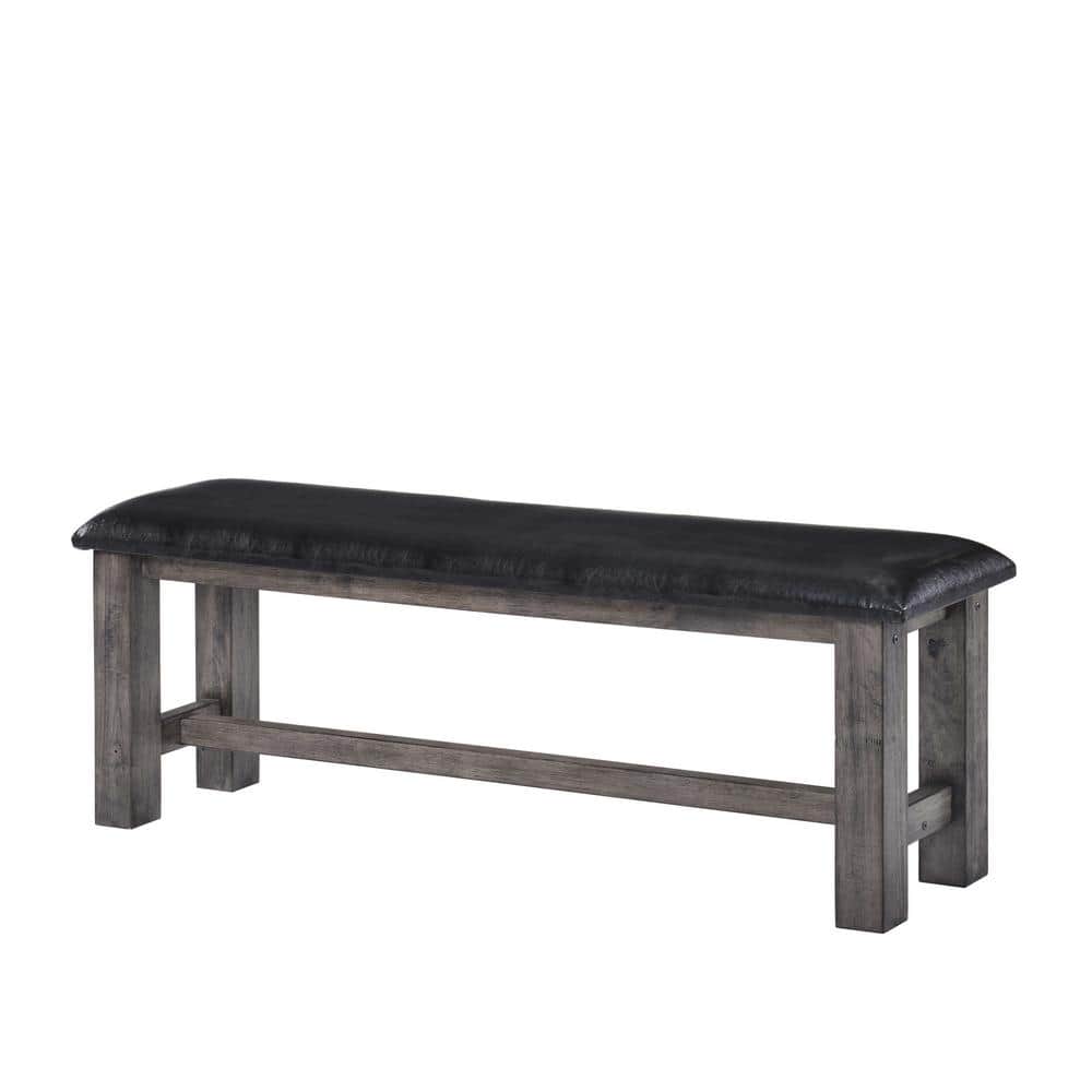 Grayson Gray Oak 6-Piece Dining Set with Padded Seats