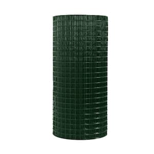 4 ft. x 50 ft. 16-Gauge Green Vinyl Coated Welded Wire Fence with 1 in. x 1 in. Mesh