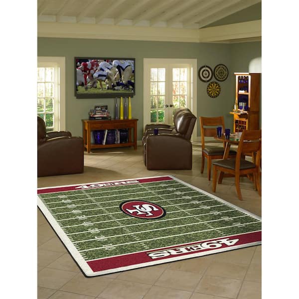 SAN FRANCISCO 49ERS 6X8 HOMEFIELD RUG