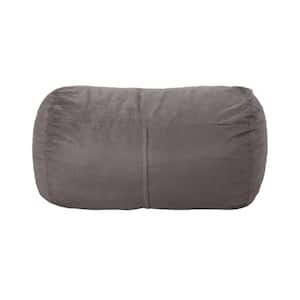 URTR Ivory Bean Bag Chair Soft Fabric Foam Filled Bean Bag Armrest