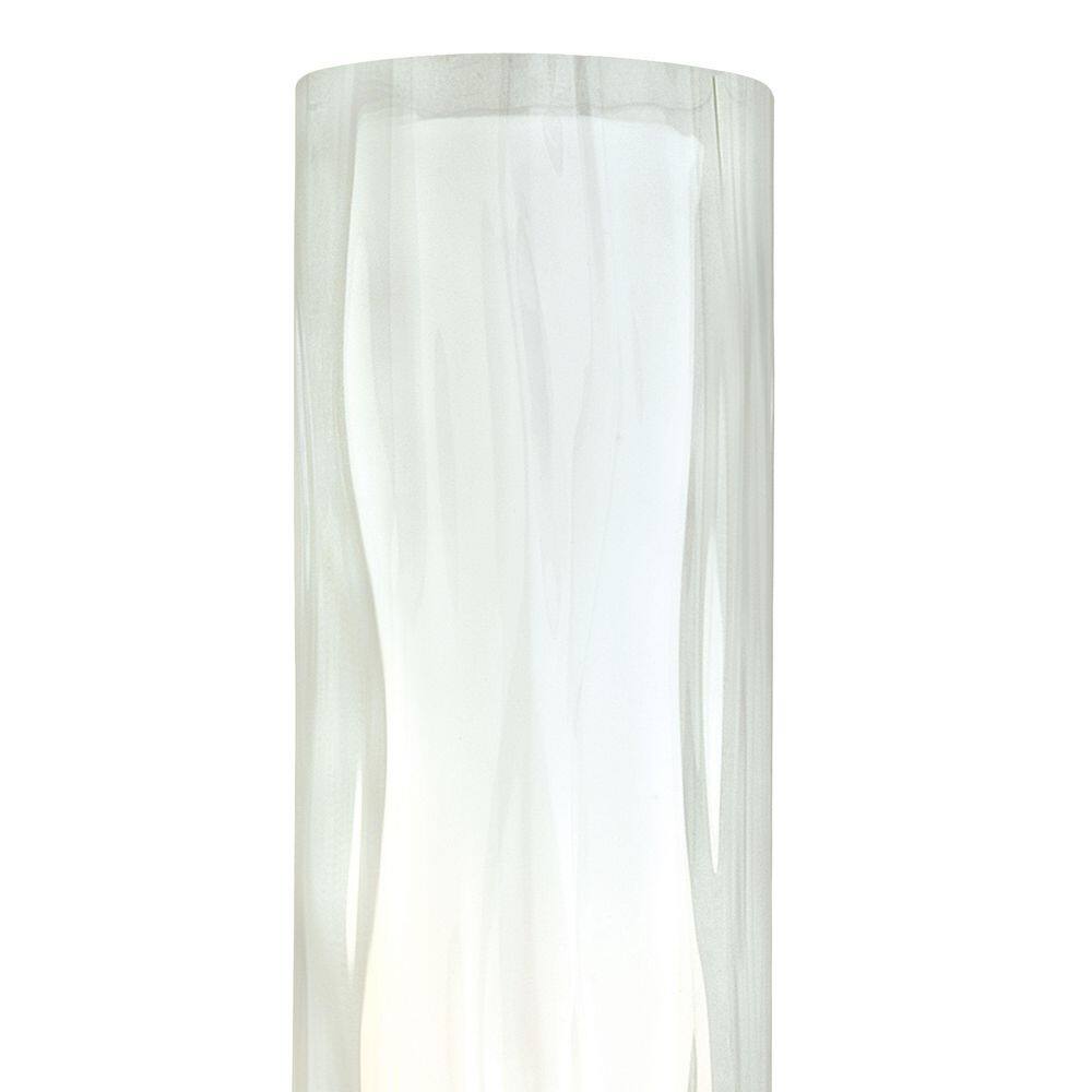 Elegant Bronze 13.5" Dimmable Vanity Wall Sconce with Frosted Glass