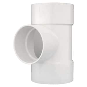 Charlotte Pipe 8 in. PVC DWV Sanitary Tee PVC 00400 1800 - The
